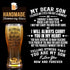 Beer Glass Mug for Son